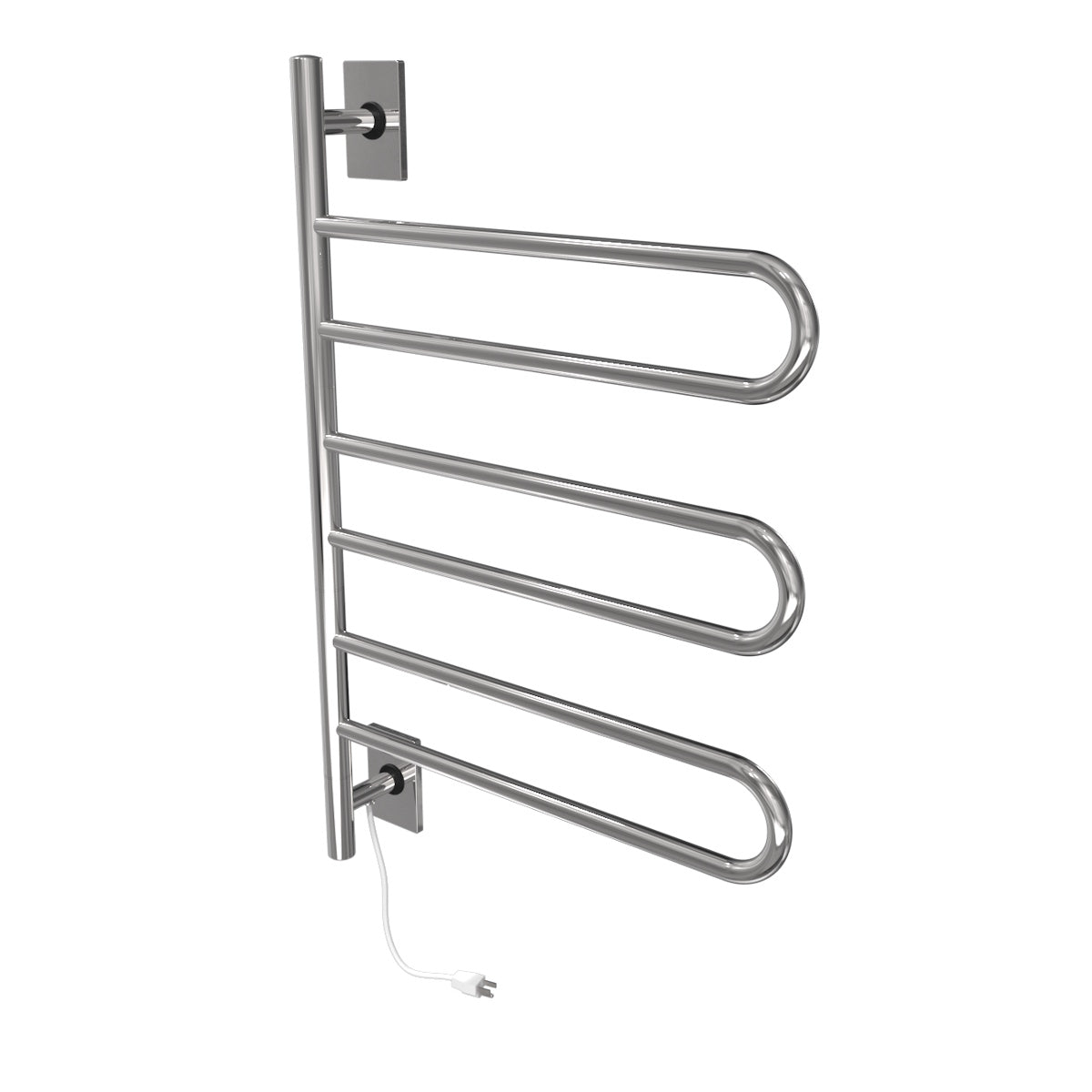 Amba Swivel SL3 Heated Towel Rack – Rotating Bars Towel Warmer, Plug-In/Hardwired Combo - Thumbnail 3