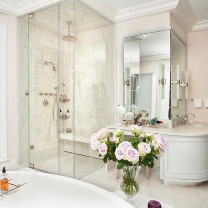 Recessed Linear Wall Drain Wall to Wall Flange Design | Drains Unlimited