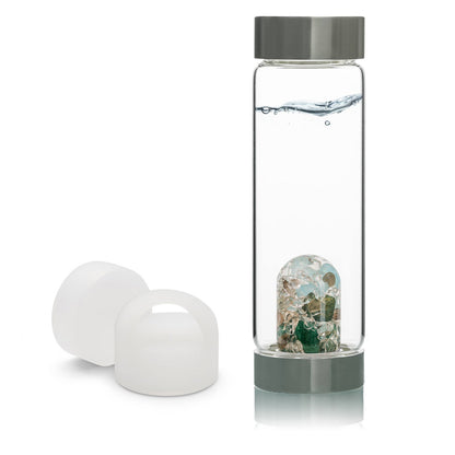 VitaJuwel ViA Gem-Water Bottle with GemPod and Loop Caps