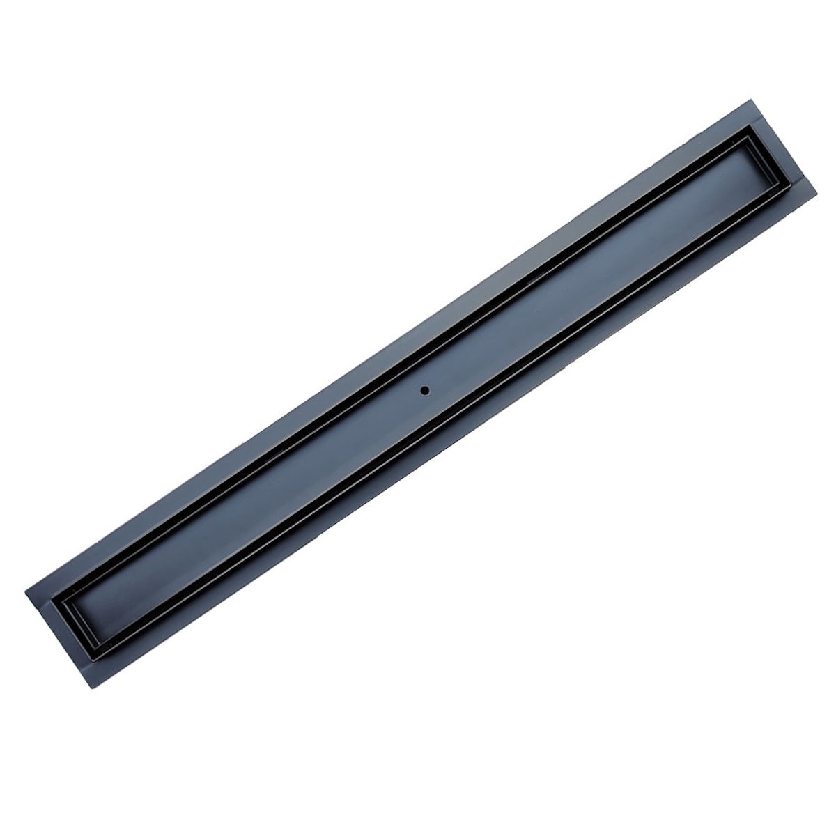 Modern Black Stainless Steel Linear Shower Drain for Tile Floors