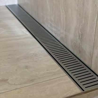 Lauxes Grates Custom Cut 60 Inch Linear Shower Drain Next Generation Design