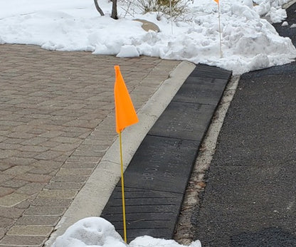 Bridjit Rubber Driveway Ramp | 5-Piece 20-Foot Driveway Curb Ramp for Low Cars