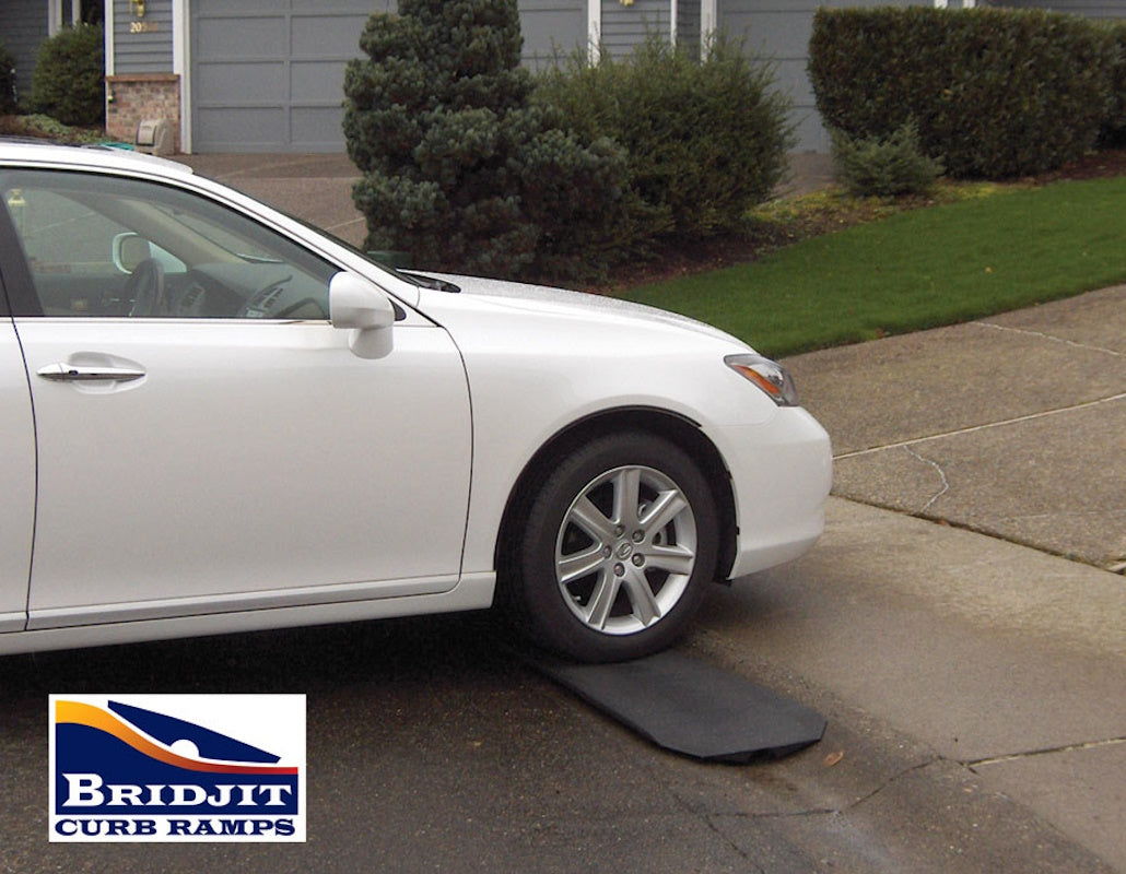 Bridjit Best Rubber Curb Ramp 16 ft Driveways Low-Clearance Vehicles ...