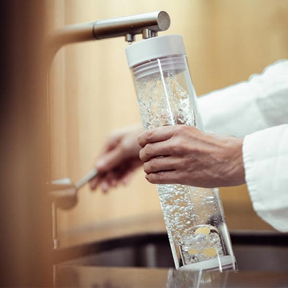 Sana Crystal Water Carafe, Glass Bottles for Crystal-Infused Water