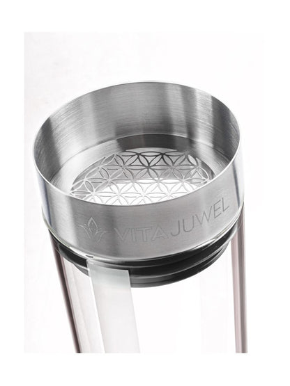 Sana Crystal Water Carafe, Glass Bottles for Crystal-Infused Water