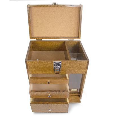 Gerstner 1403 Aficionado Golden Oak Travel Bar