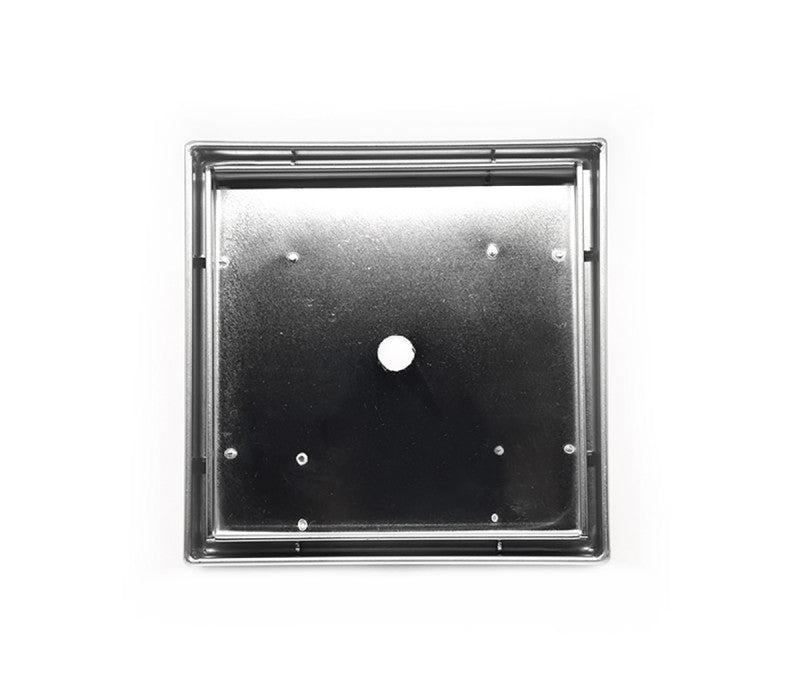 SereneDrains Tile Insert Threaded Square Shower Drain with Hair Trap Set (4 and 5 Inch Drains)