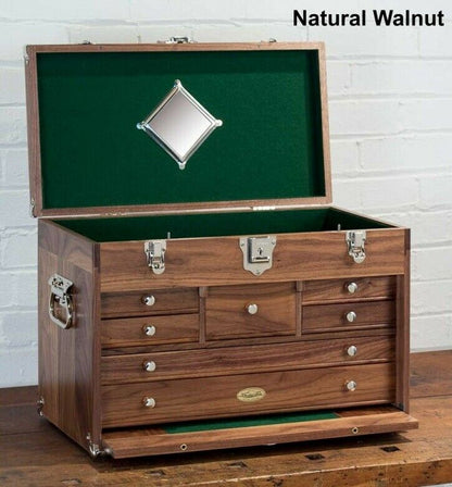 Gerstner USA 2007 Wood Chest for Hobbies, Tools, Jewelry Box, Personal Valuables