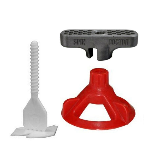 Spin Doctor Tile Leveling PRO Kit With Anti-Fatigue Tool