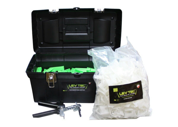 Lev Tec Tile leveling System Kit: 1 Pliers, 500 Clips, 250 Wedge