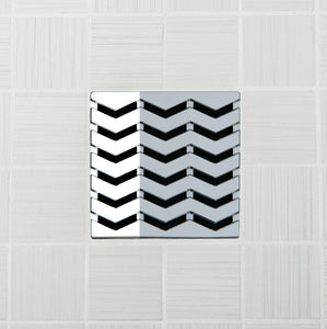 Ebbe E4816 Trend Polished Chrome Square Shower Drain And Rough-in Adapter Kit