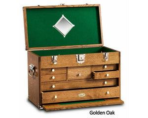 Gerstner USA 2007 Wood Chest for Hobbies, Tools, Jewelry Box, Personal Valuables