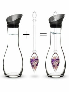 Water Decanter with Gemstone Vials, VitaJuwel Era - Wellness