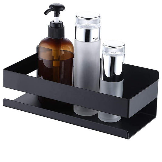 Wall-Mounted Adhesive Stainless Steel Shower Caddy Shelf