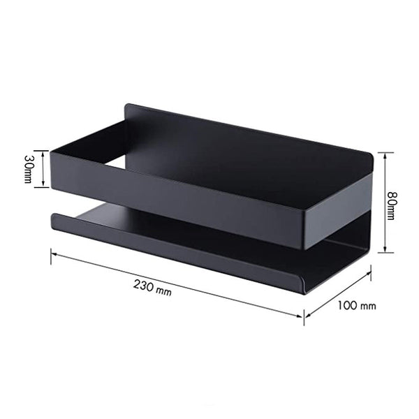 Wall-Mounted Adhesive Stainless Steel Shower Caddy Shelf