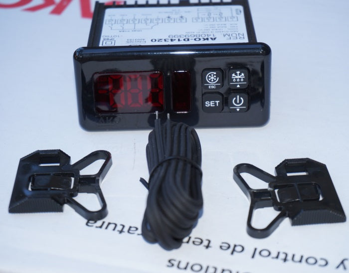 AKO D-14320 120v All-purpose Digital Temperature Controller for Commercial Freezers