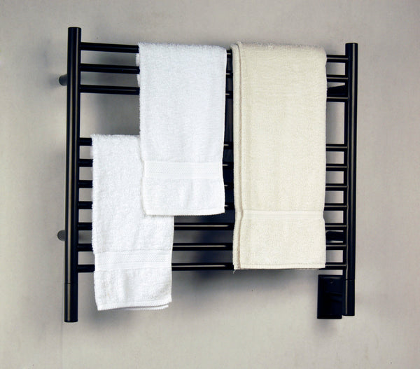 Oil Rubbed Bronze Towel Warmer, Amba Jeeves K Straight, Hardwired, 10 Bars, W 30" H 27"