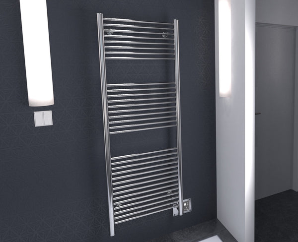 Polished Towel Warmer, Amba Antus Model A2056P, 32 Bars Large Towel Warmer