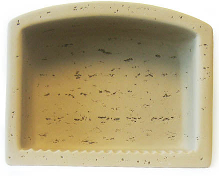 Cast Stone Decorative Recessed Shampoo/Soap Fixture for Shower