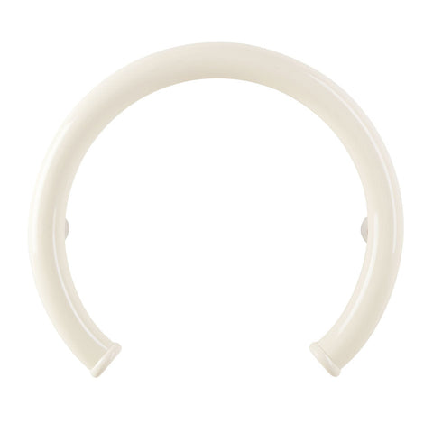 Curved Grab Bars, Ponte Giulio Maxima Round Grab Bars in Ivory