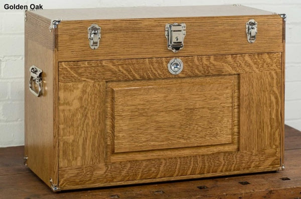 Gerstner 2610 Wooden Chest for Hobby Supplies, Jewelry Box, Valuables Storage