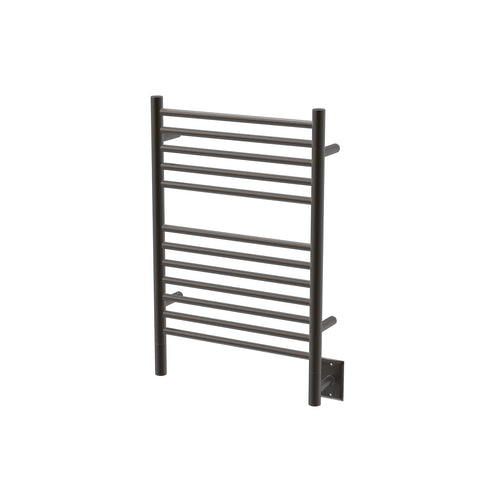 Oil Rubbed Bronze Towel Warmer, Amba Jeeves E Straight, Hardwired, 12 Bars, W 21" H 31"