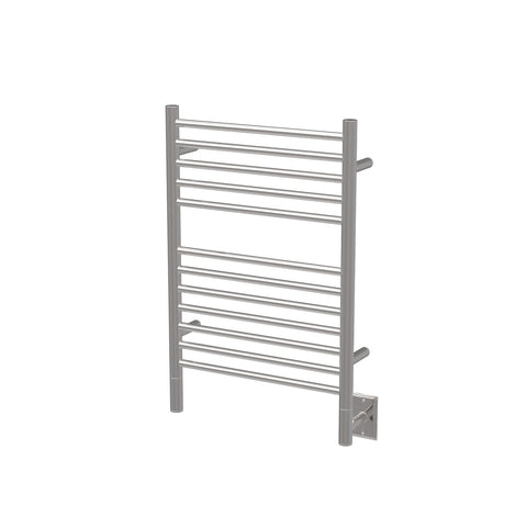 Polished Towel Warmer, Amba Jeeves E Straight, Hardwired, 12 Bars, W 21" H 31"