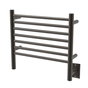 Oil Rubbed Bronze Towel Warmer, Amba Jeeves H Straight, Hardwired, 7 Bars, W 21" H 18"