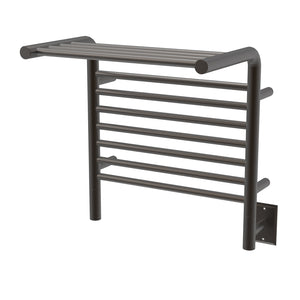 Oil Rubbed Bronze Towel Warmer, Amba Jeeves M Shelf, Hardwired, 11 Bars, W 21" H 22"