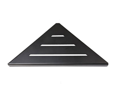 Wall Mounted Matte Black 9 Inch Triangle Shower Shelf