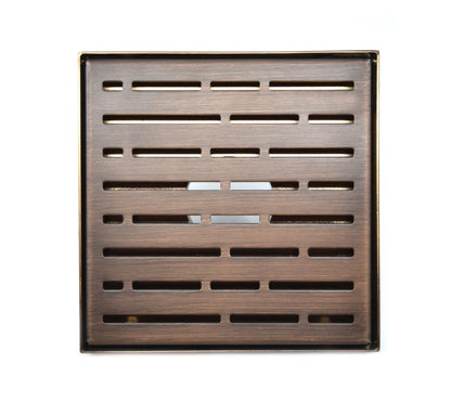 SereneDrains 6 Inch Oil Rubbed Bronze Shower Drain Cover