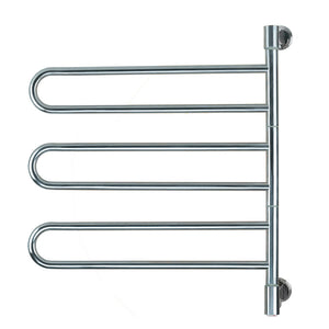Polished Towel Warmer, Amba Swivel Jack Model B003, 6 Bars Towel Warmer