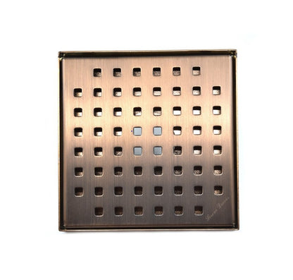 SereneDrains 6 Inch Oil Rubbed Bronze Shower Drain Cover