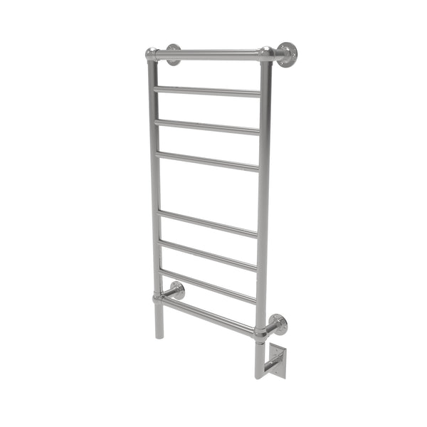 Polished Towel Warmer, Amba Traditional Model T-2040, 8 Bars Towel Warmer