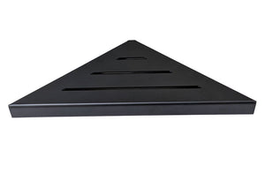 Wall Mounted Matte Black 9 Inch Triangle Shower Shelf