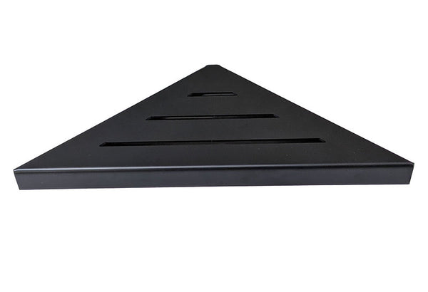Wall Mounted Matte Black 9 Inch Triangle Shower Shelf