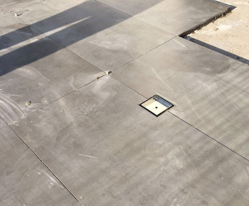 SereneDrains Tile Insert Threaded Square Shower Drain with Hair Trap Set (4 and 5 Inch Drains)