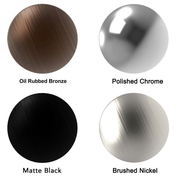 SereneDrains 4 Inch Square Shower Drain Cover Oil Rubbed Bronze